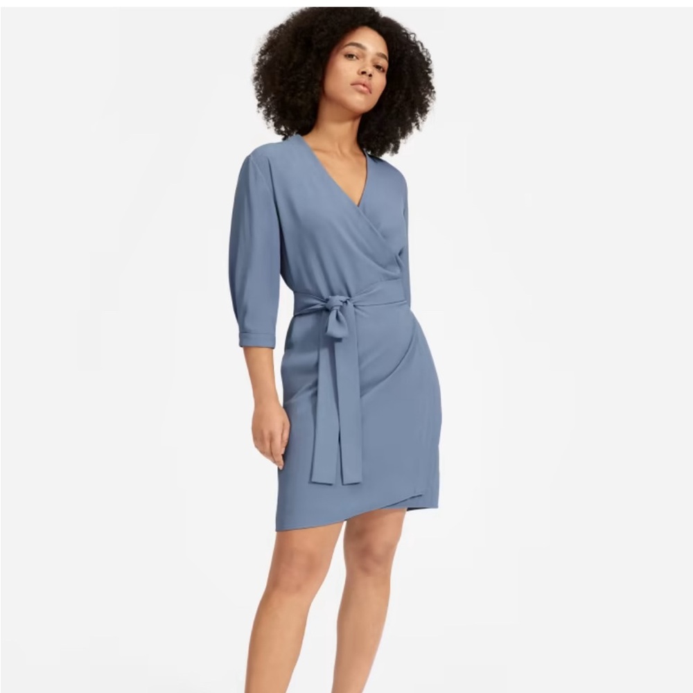 Everlane wrap dress size 14